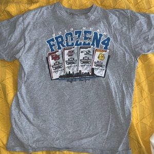 Men’s NCAA Frozen Four Buffalo NY 2019 Short-Sleeve T-Shirt Grey Size L